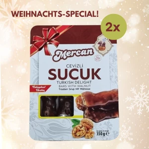 350 gr 2x = 700 gr Mercan: SUCUK - Traubenrolle mit Walnüssen - Bild 1 von 1