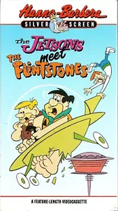 The Jetsons Meet The Flintstones VHS 1989 Hanna-Barbera Animated Comedy VTG NR - Picture 1 of 4