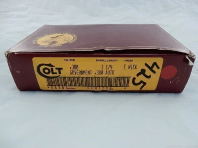 Colt Government .380 Original Box & Insert - Image 1 of 4