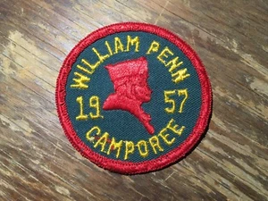 1957 William Penn Camporee Pocket Patch BSA - Bild 1 von 2