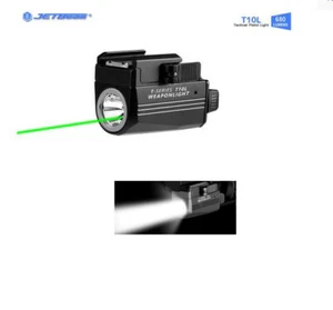 Pistola táctica JETBeam T10L 680 lúmenes luz con haz verde y LED blanco - Imagen 1 de 24