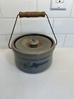 2004 Rowe Pottery Historical Collection Handled Covered Butter Crock