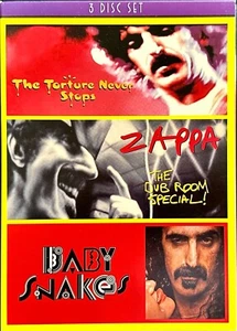 Frank ZAPPA 3 X DVD Box Set BABY SNAKES, TORTURE NEVER STOPS, DUB ROOM SPECIAL - Picture 1 of 8