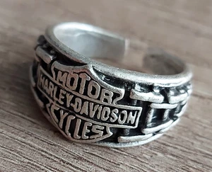 Harley Davidson 925 Sterling Silver Ring - Picture 1 of 5