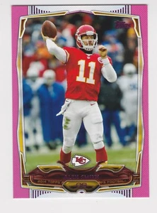 2014 Topps Football BCA Pink Parallel #117 Alex Smith 59/499 Kansas City Chiefs - Picture 1 of 2