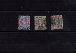GOLD COAST 1913/24 GeoV Stamps Good Used (3 Stamps) - Picture 1 of 2
