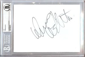 Danny DeVito Signed Autographed Cut Signature Taxi Twins Batman BAS Encapsulated