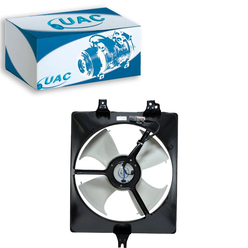 Conjunto de ventilador condensador de aire acondicionado UAC para Acura TL 1999-2003 Foto 1 de 2
