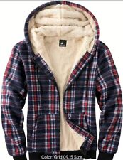 New Jacket  For Men's Warm Fleece Hooded Jacket For Fall Winter Thick  Warm