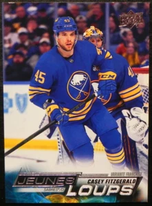 2022-23 22/23 Upper Deck FRENCH Young Guns #498 Casey Fitzgerald Buffalo Sabres - Picture 1 of 2