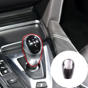 For BMW M3 09-13 M5 05-08 M6 2006 Carbon Fiber Central Control Gear Knob Cover - Picture 1 of 5