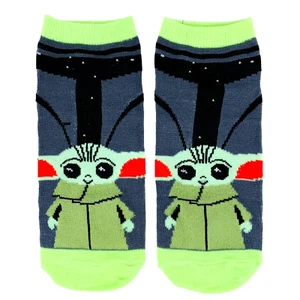 Calcetines para mujer Disney Star Wars The Mandalorian Grogu Baby Yoda 4-10 corte bajo - 01 - Imagen 1 de 4