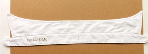 Vintage WAR DEPARTMENT 1952 Army Shirt Collar White Cotton Detachable 15.5 Neck - Picture 1 of 11