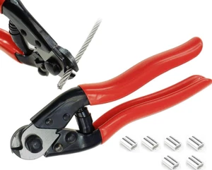 Muzata Cable Cutters Wire Cutters Heavy Duty Stainless Steel Wire Rope Seal New - Picture 1 of 6