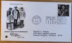 America Survives The Depression. First Day Of Issue Stamps - Picture 1 of 1