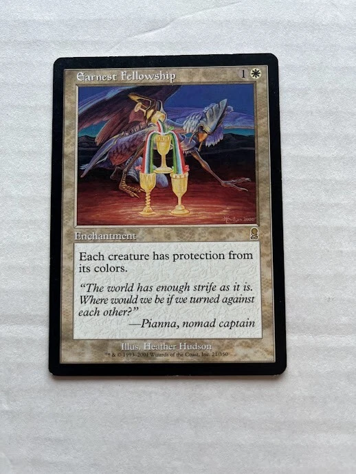 1x EARNEST FELLOWSHIP - Odyssey - MTG - Magic the Gathering - Image 1 of 1