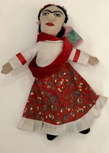 Frida Kahlo Little Thinkers Plush Doll 13" Unemployed Philosophers Guild UPG - Picture 1 of 3