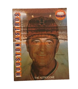 Houston Astros Vintage 1974 Official Souvenir Scorebook Program Preston Gomez - Picture 1 of 3