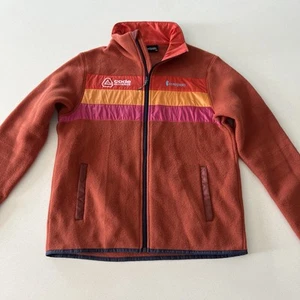 Cotopaxi Damen Burnt Orange Langarm Taschen Fleece Full-Zip Jacke Medium - Bild 1 von 9