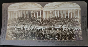 Inauguration  President Roosevelt 1905 Inaugural Address Stereoview #60 - Picture 1 of 2