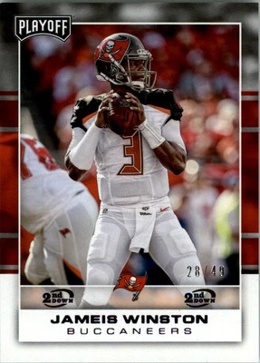 2017 Playoff 2nd Down #85 Jameis Winston /49 - FB - Image 1 of 2