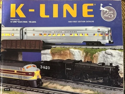 K-LINE 1999 First Edition Catalog Anniversary Edition, EXCELLENT Condition - Image 1 of 3