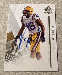 2013 SP Authentic Auto #83 Kevin Minter LSU - Bild 1 von 2