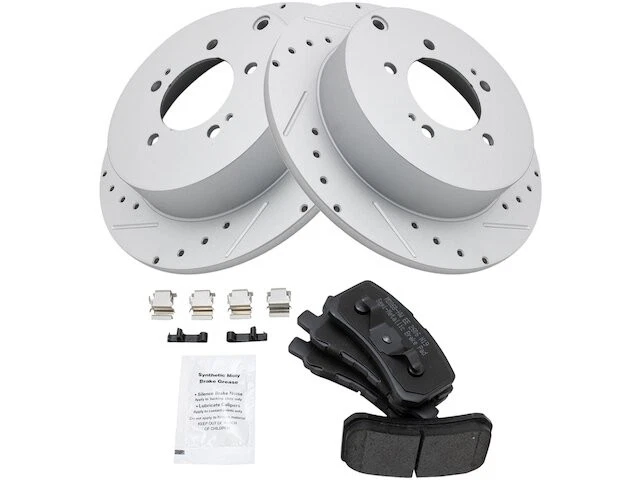 Rear Brake Pad and Rotor Kit For 2008-2013 Mitsubishi Outlander 2009 JM321JM - Изображение 1 из 1