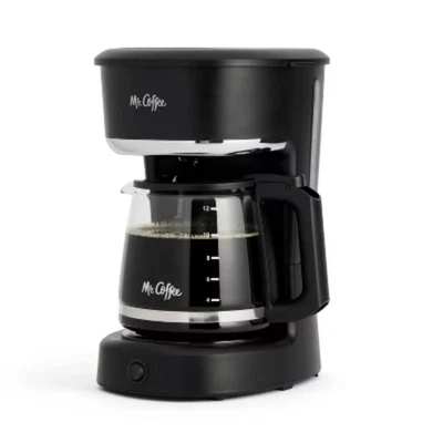 Mr. Coffee 12-Cup Switch Coffee Maker Black: Electric Drip Coffee Machine, 60 oz