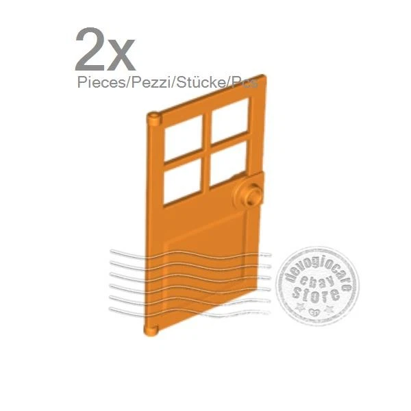 LEGO 60623 Puerta con 4 Paneles 1x4x6, elige color Foto 1 de 1