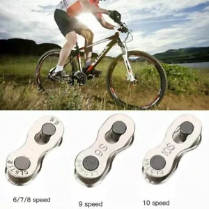 2Pair 4Pcs Master Magic Chain Quick Join Link 6,7,9,10,11 Speed Replacement Link - Picture 1 of 18