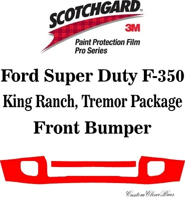 Ford F-350 King Ranch 3M Scotchgard Paint Protection Pro Series 2020 2021 2022 Foto 1 de 3