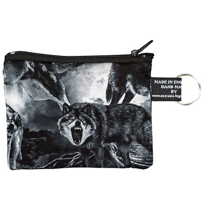Упаковка Волков Волк Луна Монета и Кошелек для Карт ДОПОЛНИТЕЛЬНАЯ RFID Защита Рождественский Подарок - Изображение 1 из 3