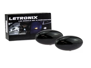 LETRONIX LED Seitenblinker Blinker Smoke Schwarz Module Citroen Xsara 1997-2006 - Picture 1 of 4
