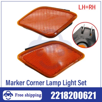 Par de luces intermitentes delanteras para Mercedes Benz S550 S400 2010-2013 Foto 1 de 4