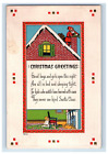 1910's Odd Unique Christmas Snata Claus Embossed Original Vintage Postcard P26E