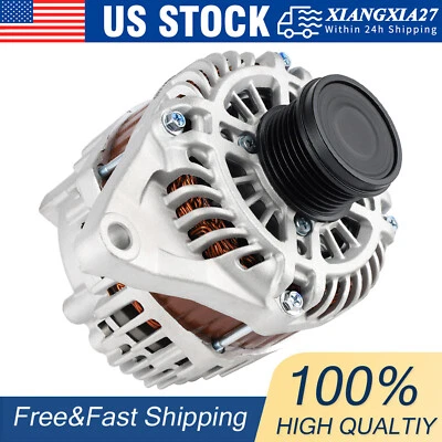 Alternator for 2009-2020 Dodge Journey 2.4L 160Amp 11440N 6 Groove Clutch Pulley Foto 1 de 4