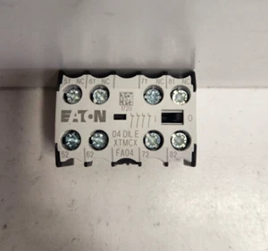 NUOVO SENZA SCATOLA! EATON 4NC AUX MINI CONTATTORE XTMCX-FA04 04DILE - Foto 1 di 2
