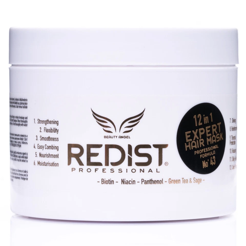 Redist Professional 12 in 1 Hair Care Mask 475 ml | Multi-Benefit Hair Treatment