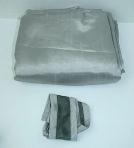 Elrene Versailles Grey Curtain Panel - 52"W x 84"L - Rod Pocket - US STOCK - Picture 1 of 5