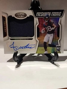 2022 PANINI CERTIFIED FRESHMAN FABRIC JOHN METCHIE III RPA RC /299 #217 TEXANS - Picture 1 of 3