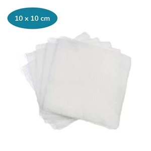 PREMIER GAUZE SWABS 8PLY 10 X 10CM FIRST AID NON STERILE ABSORBENT PAD DRESSINGS - Picture 1 of 3