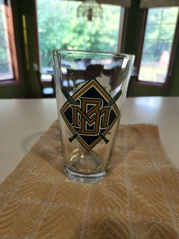 Rare Milwaukee Brewers Miller Lite Beer Pint Glass Wisconsin Sports Pride L@@K!! Cover
