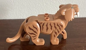 LEGO Saber-Toothed Tiger Authentic 60193 60196 Arctic Saber Tooth Sabre Figure - Picture 1 of 5