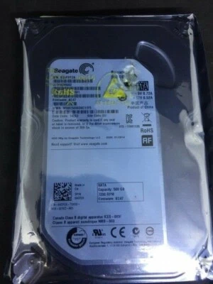 Dell 9CF26 Seagate 500GB 7.2K SATA 3.5" 6G 512E ST500DM HDD Hard Drive  - Image 1 of 2