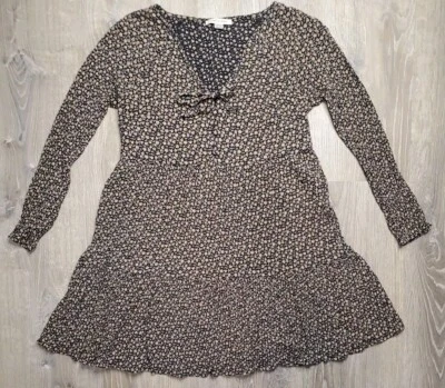 American Eagle Ditsy Floral Babydoll Mini Dress Size XS Fairy Grunge Cottagecore - Image 1 of 4