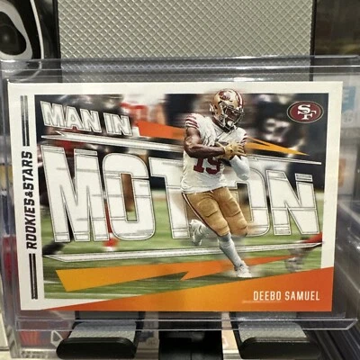 2023 Rookies & Stars Deebo Samuel “Man In Motion” #MM-7: San Francisco 49ers - Image 1 of 2
