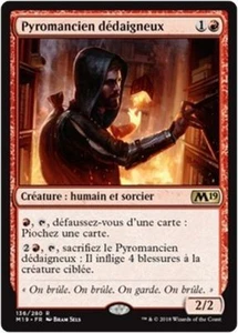 MTG Magic M19 - Dismissive Pyromancer/Pyromancien dédaigneux, French/VF - Picture 1 of 1