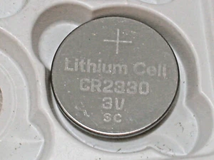 New 2 pc Bulk CR2330 3v LITHIUM BATTERY CR 2330 - Picture 1 of 2