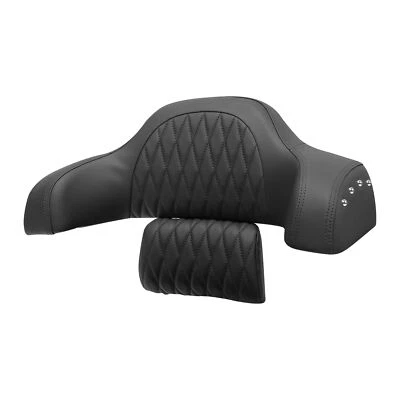Passenger Trunk Backrest Pad Fit For Indian Springfield Dark Horse 2018-25 Black - Изображение 1 из 4